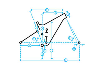 Quake Frame Kit geometry diagram