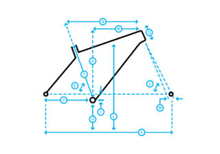 Headlands Frame Kit geometry diagram