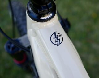 Rift Zone E1 toptube detail.