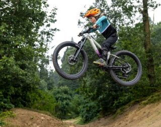 Young rider jumping on a San Quentin 24".