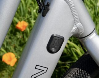 Stinson E downtube charging port.