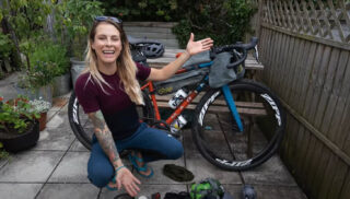 Juliet Elliot talks through Bikepcking