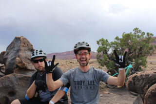 Marin's Aaron Abrams and Matt Cipes, Moab UT.