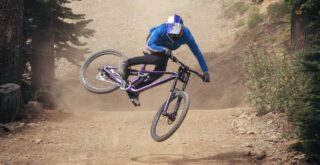 Marin ambassador Matt Jones whipping a Quake, Whistler BC.